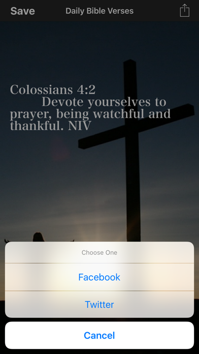 Screenshot #2 pour Daily Bible Verses
