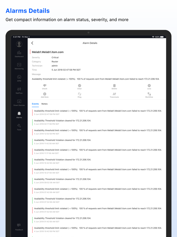 Screenshot #6 pour OpManager