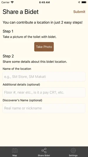 San Bidet screenshot 3