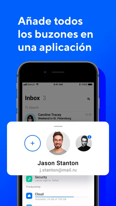 Mail: Correo, Nube, Calendario