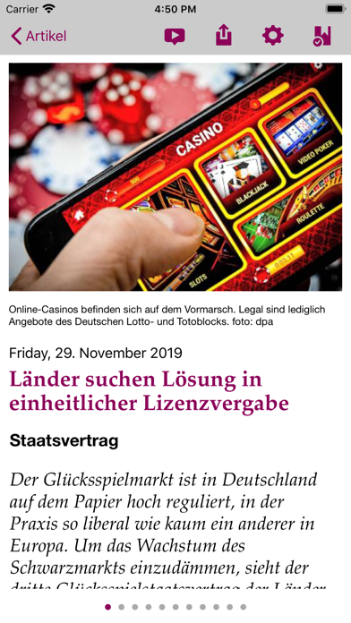 Staatsanzeiger E-Paper Screenshot