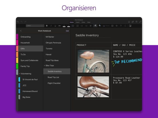 Microsoft OneNote App Store preview screenshot 6
