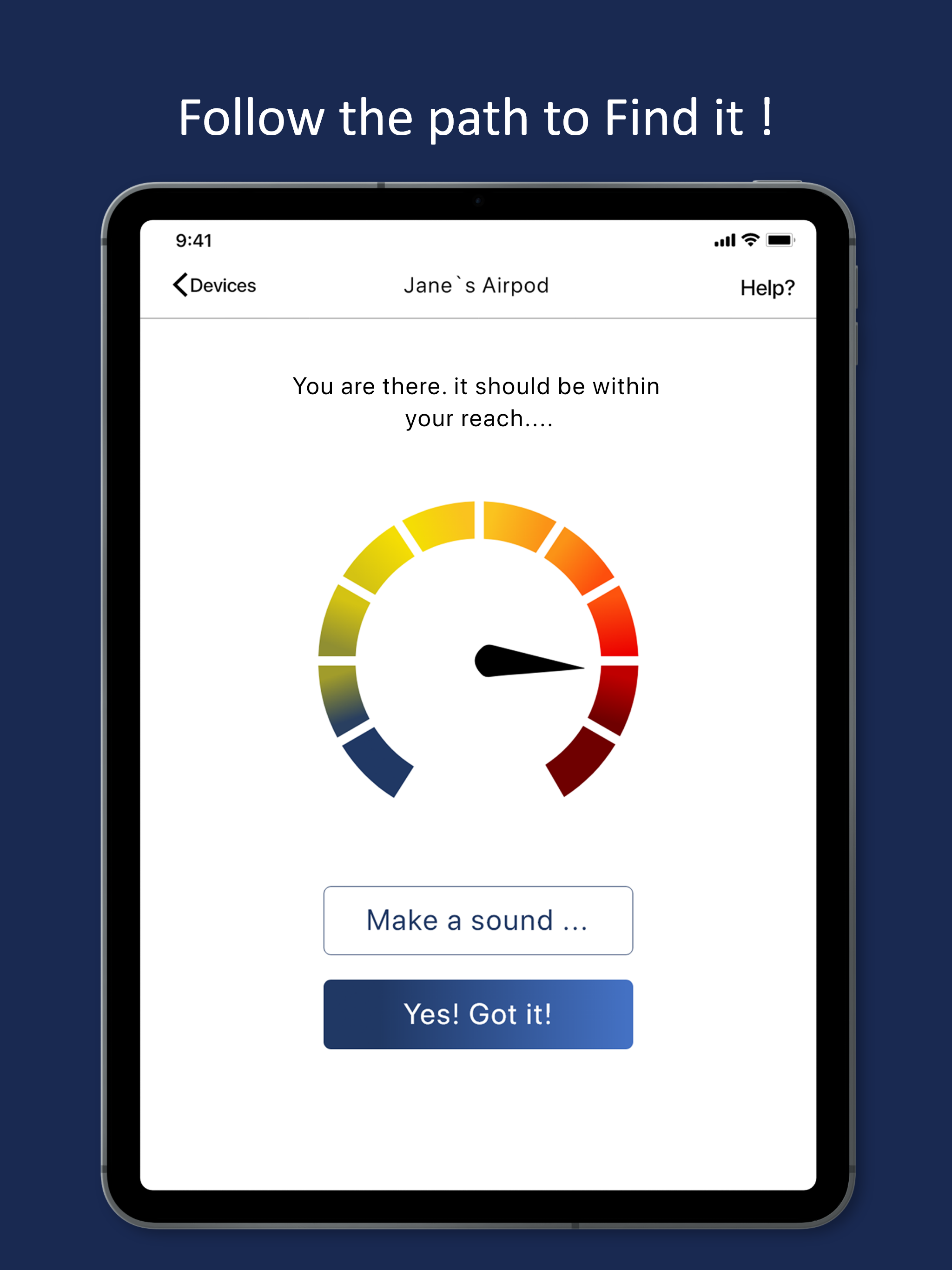 Find my Bluetooth Device App
