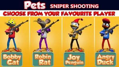 Pets Sniper Shooting kids Game Screenshot