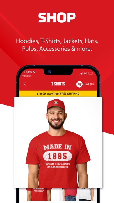 Saints1885 - Live Scores Screenshot