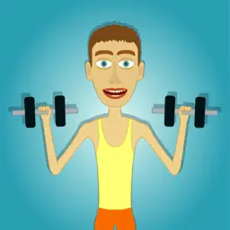 Muscle clicker: Gym game app icon