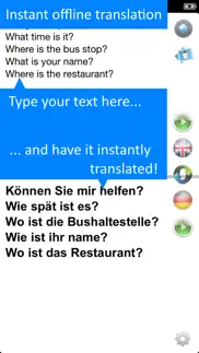 offline translator: german iphone screenshot 3
