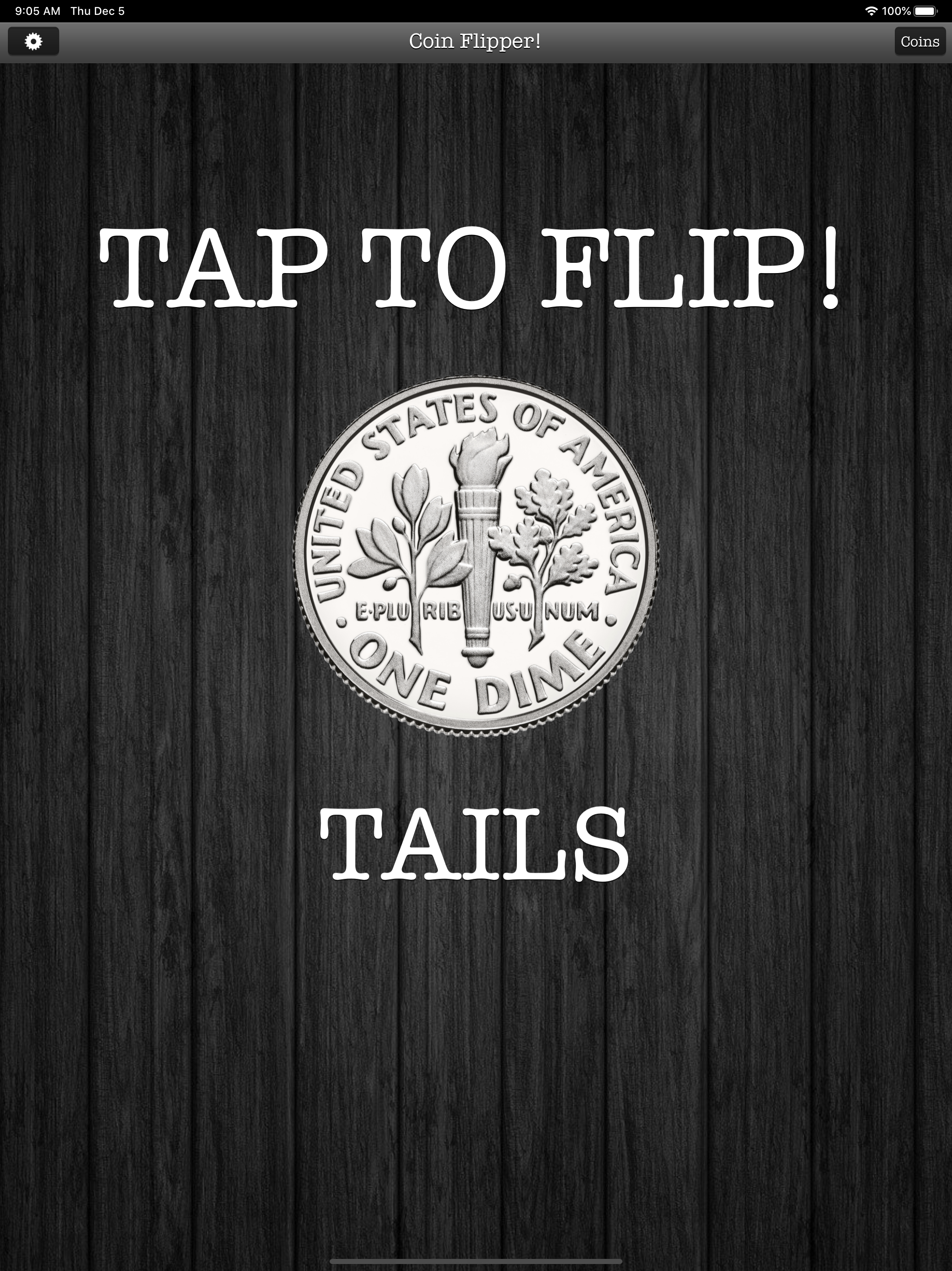 Flip a Coin App