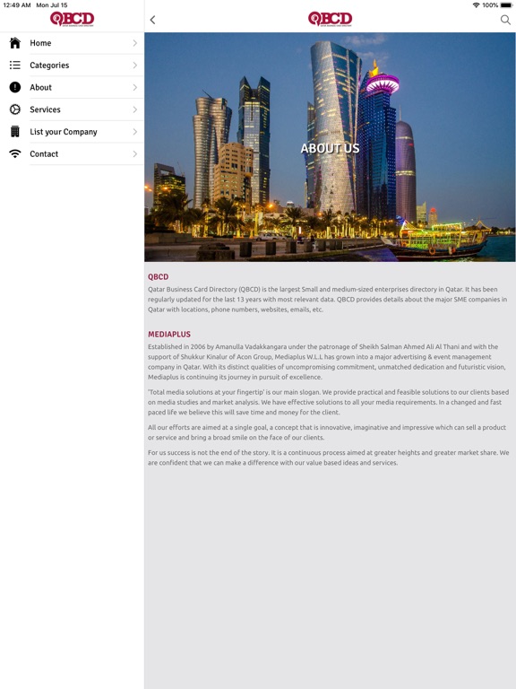 Screenshot #4 pour QBCD Qatar Business Directory