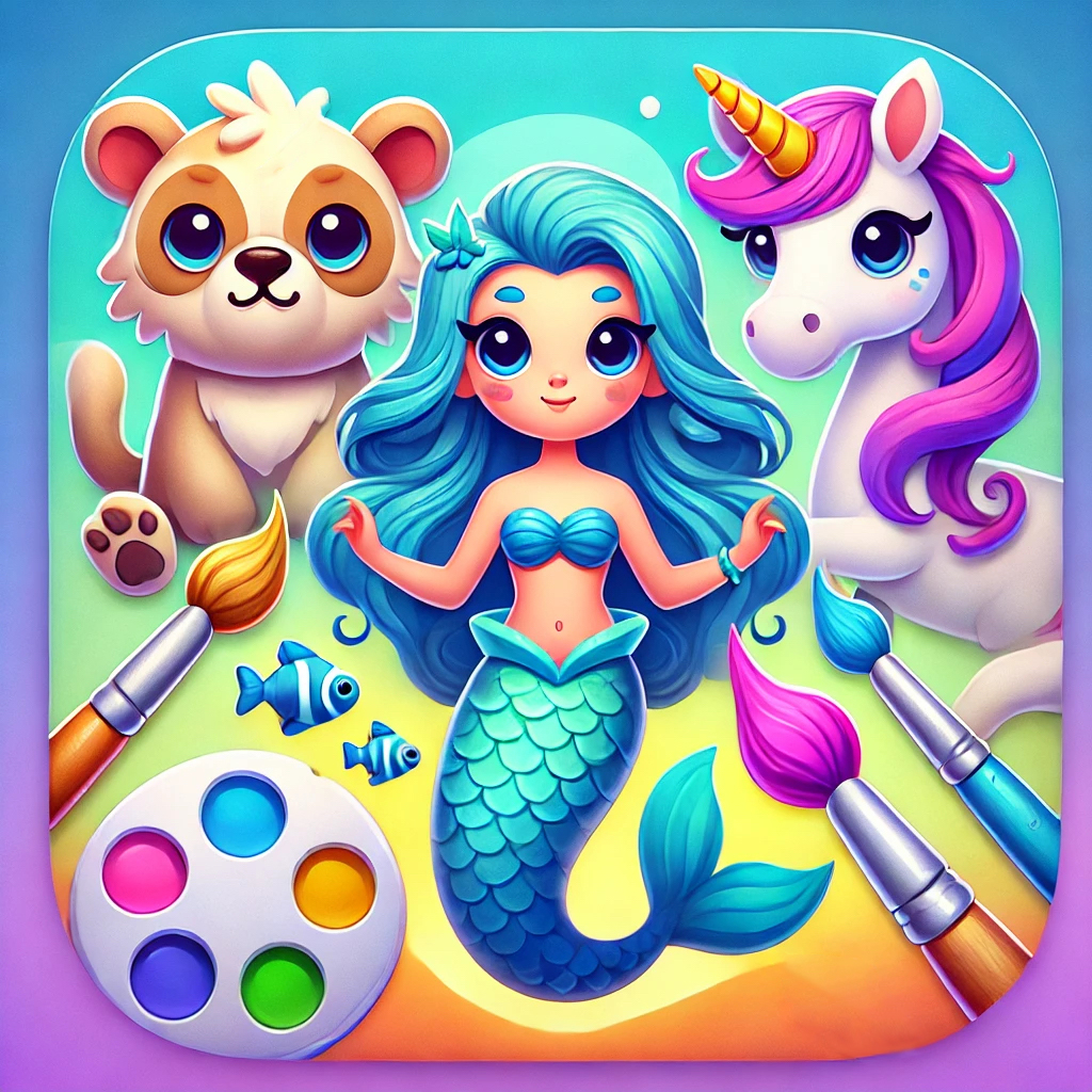 Get Coloring Pages Little Animals for iOS, iPhone, iPad Aso Report