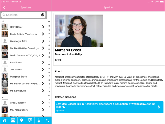 Coverings Show iPad screenshot 4 - Reference app