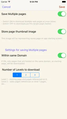 iSaveWeb Pro screenshot 2