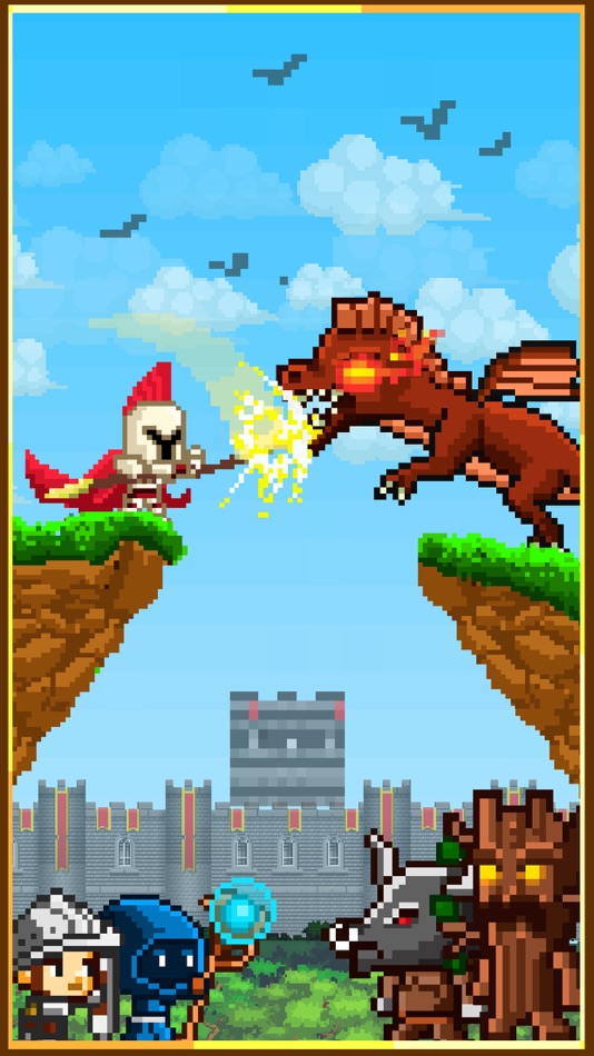 #2. Clicker Knights Vs dragons (iOS) Ved: PLAYTOUCH