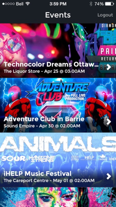 Ticket Labs iPhone screenshot