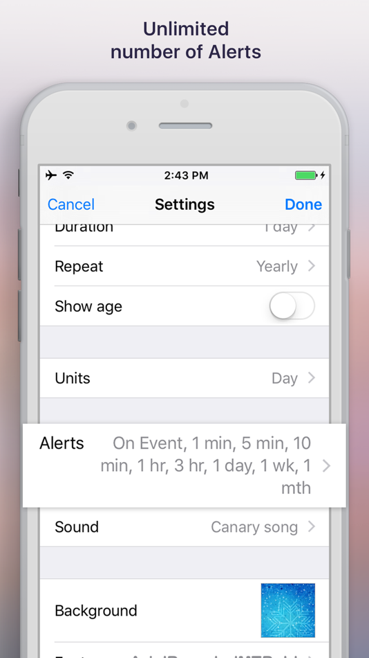 #4. Reminder & Countdown Pro (iOS) 由: Sergey Astakhov