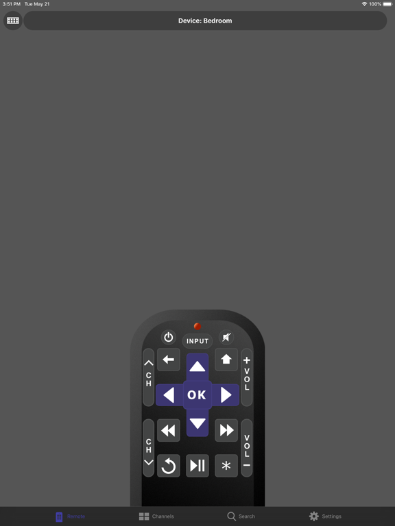 Widget Remote for Roku iPad screenshot 5 - Entertainment app