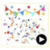 confetti celebrations stickers icon