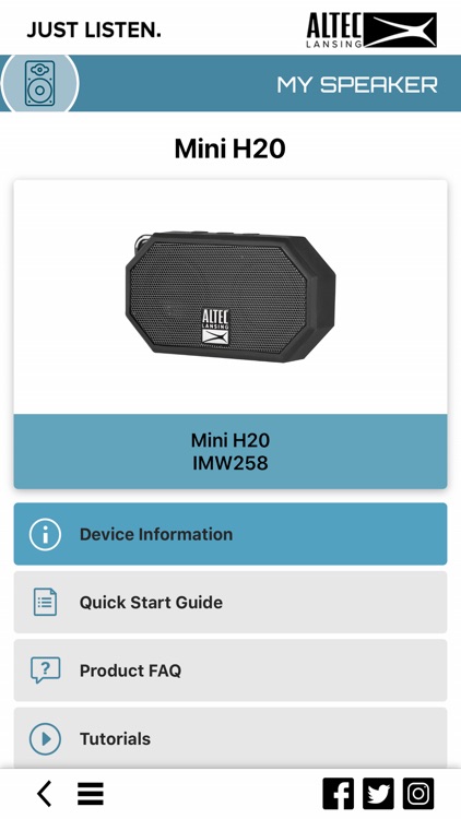 Altec Lansing Just Listen