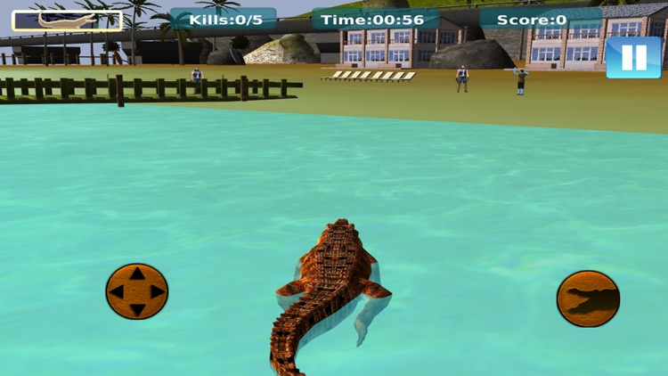 Crocodile Animal Attack Games screenshot-3