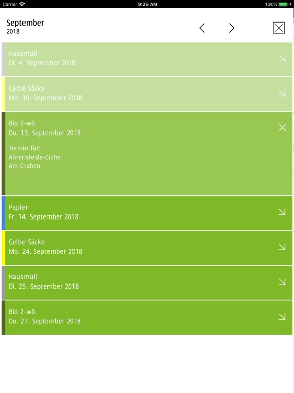 Screenshot #5 pour BDG Abfall App