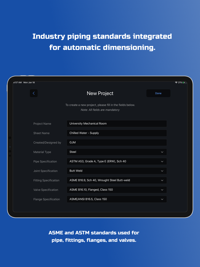 Easy Isometric Pipe Iso App