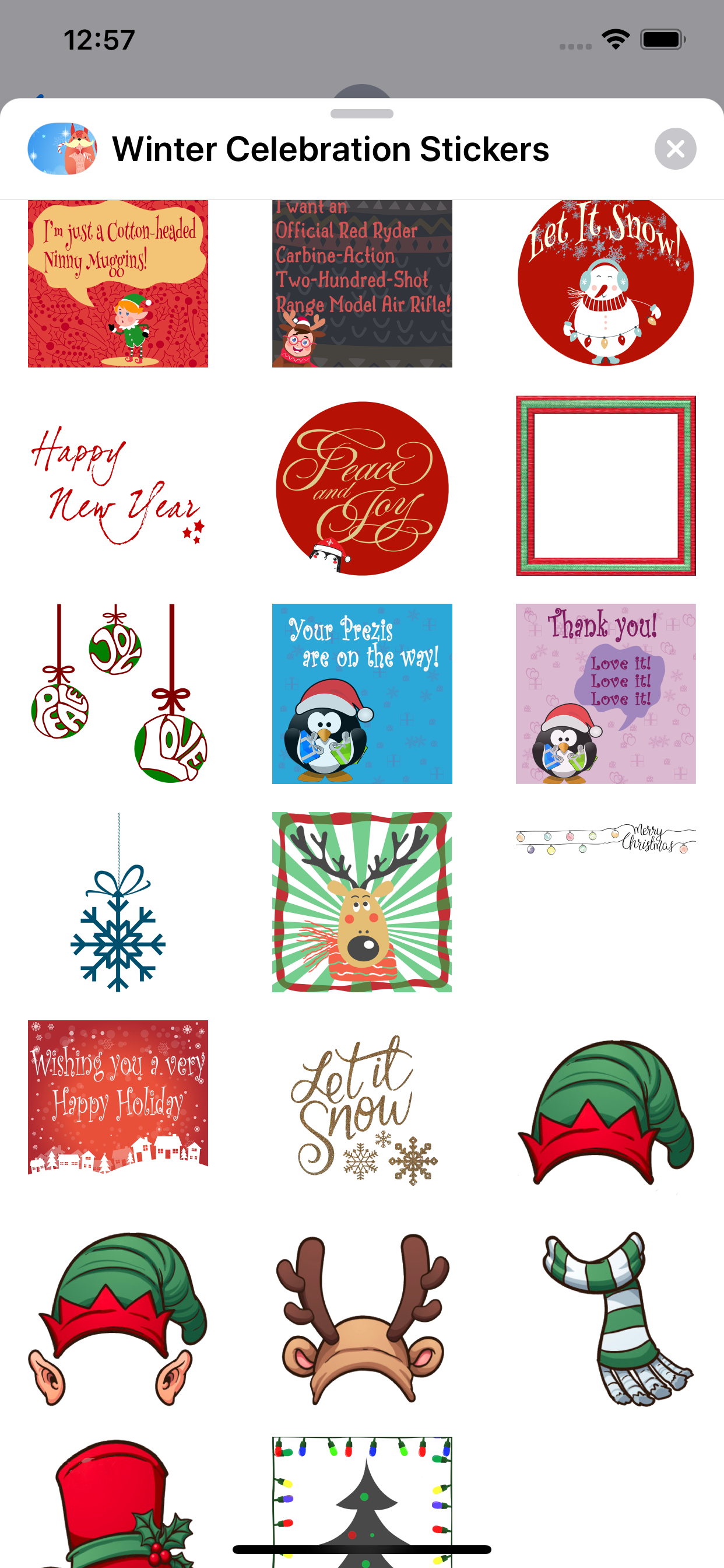 Winter Celebration Stickers screenshot 5