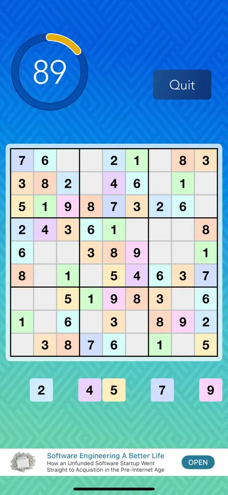 Brain Monitor: Sudoku