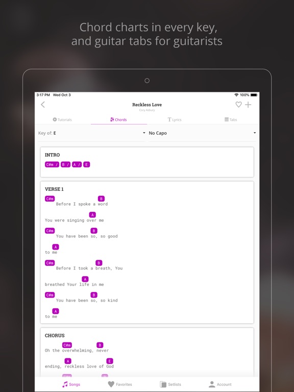 Worship Online iPad screenshot 5 - Music app