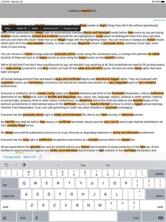Screenshot #4 pour NastyWriter