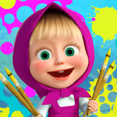 Masha and the Bear: Color Book