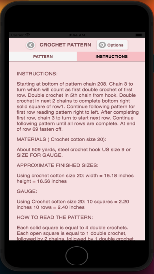 #8. Filet Crochet Pattern Creator (iOS) By: Sand Castle Designs, Inc