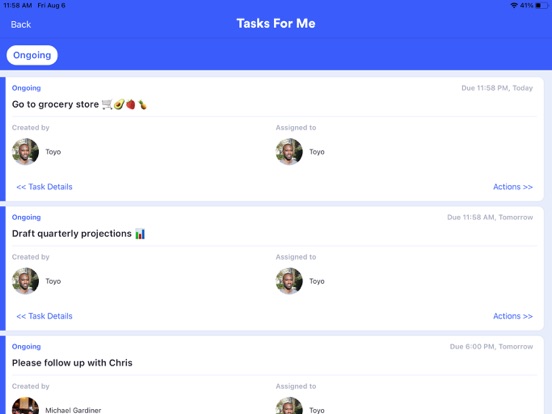 Ticking: Tasks Made Easy iPad screenshot 6 - Productivity app