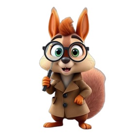 Surprised Squirrel Stickers