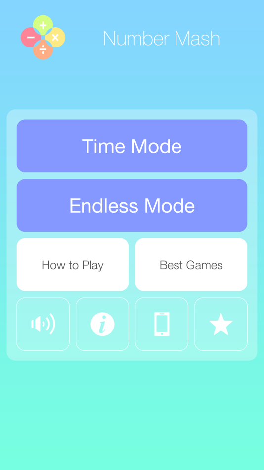 #4. Number Mash (iOS) 由: Joseph Merrill