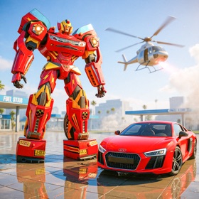 Multi Robot Transform City War