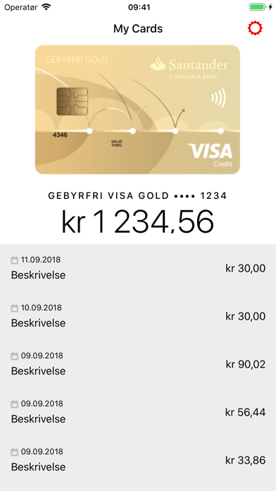 My Cards Screenshot