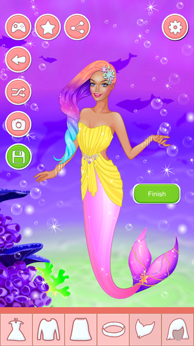 Screenshot #3 pour Habiller Princesse Sirène