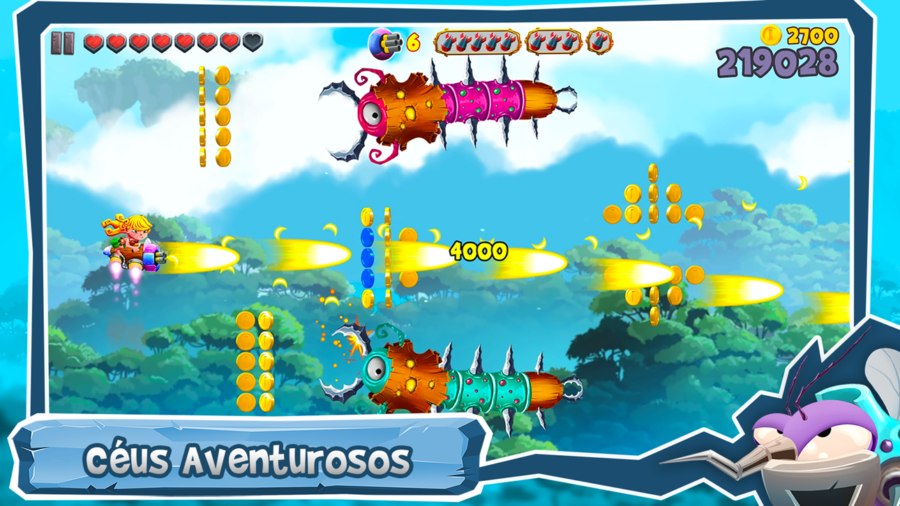 SkyLand Rush - Air Raid Attack iOS Mod IPA screenshot 1 - iOS game interface