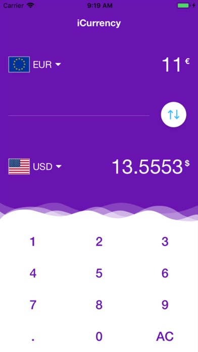 iCurrency - Exchange Rate Pro Screenshot