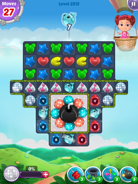 Balloon Paradise: Match 3 Game iPad screenshot 6 - Games app