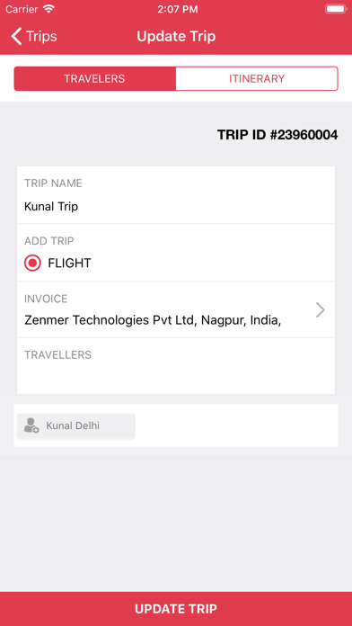 App screenshot
