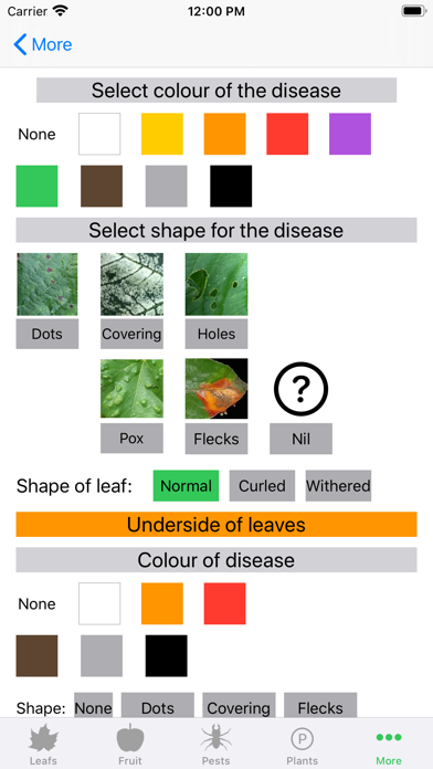 Plant diseases and pests Screenshot