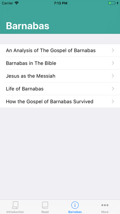 Screenshot 4 of Gospel of Barnabas App