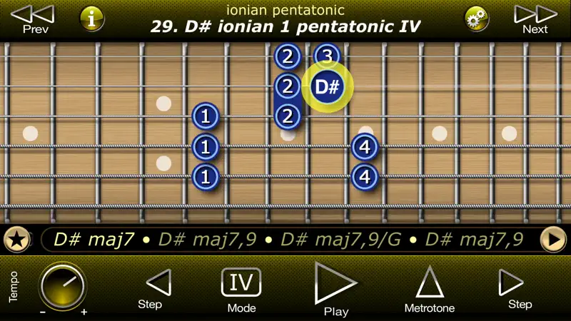 Guitar Modal Pentatonic Scales screenshot 5 of 8
