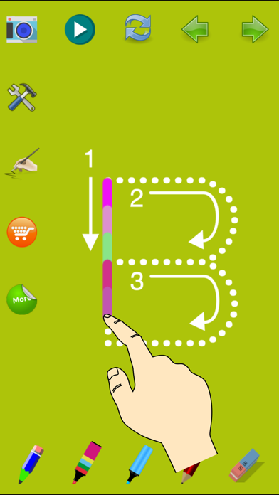 Screenshot #3 pour Trace Letters Wizard, Capital