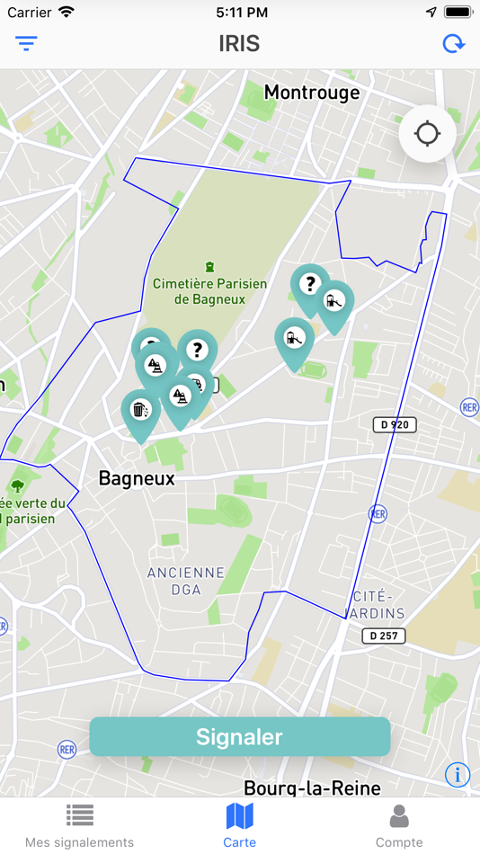 #1. IRIS - Bagneux (iOS) De: Commune de Bagneux