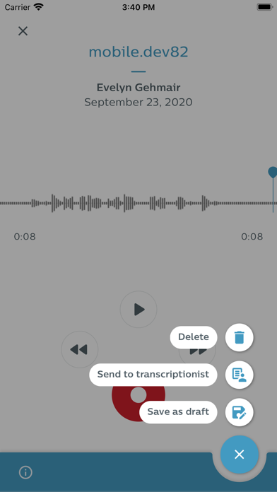 Philips SpeechLive Screenshot