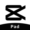 CapCut Pad 應用圖示，iPad App Store 免费榜 第 13 名
