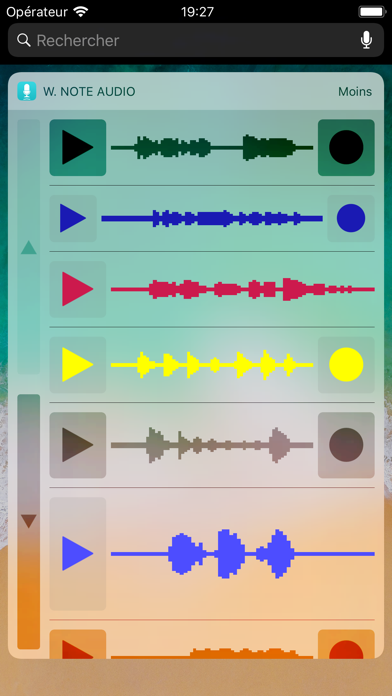 Screenshot #3 pour Widget Note Audio
