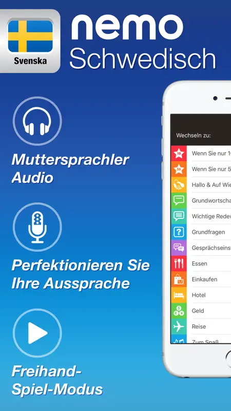 Schwedisch lernen mit Nemo screenshot 1 of 5